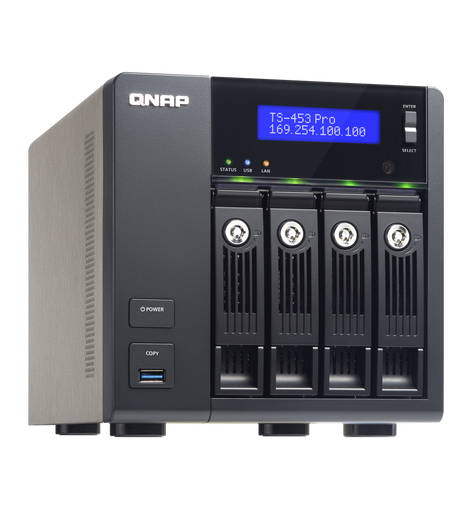 QNAP TS-453 Pro 4-Bay Pre-Configured Storage (NAS)
