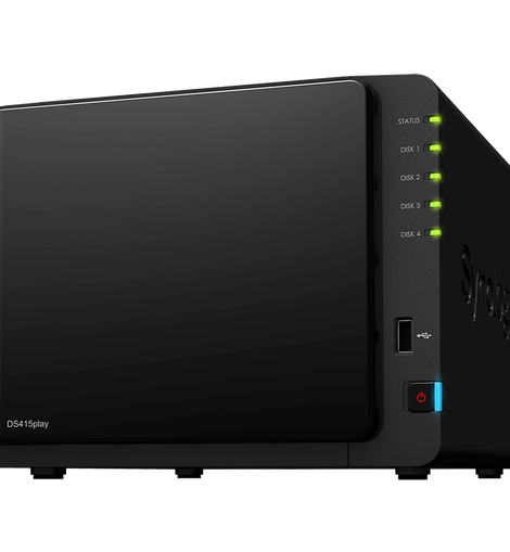 Synology DS415play DiskStation 4-Bay Pre-Configured Storage (NAS)